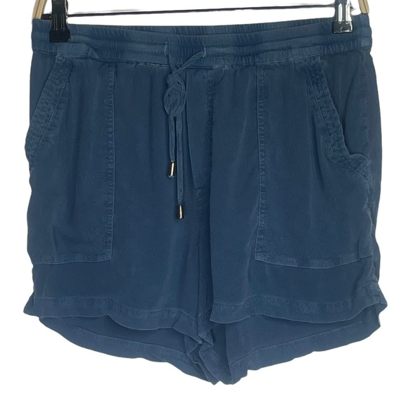 Anthropologie Hei Hei Small Blue Rayon Lightweight Cover Shorts - Picture 1 of 8